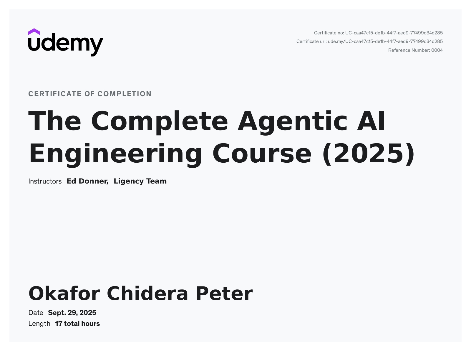 The Complete Agentic AI Engineering Course (2025)